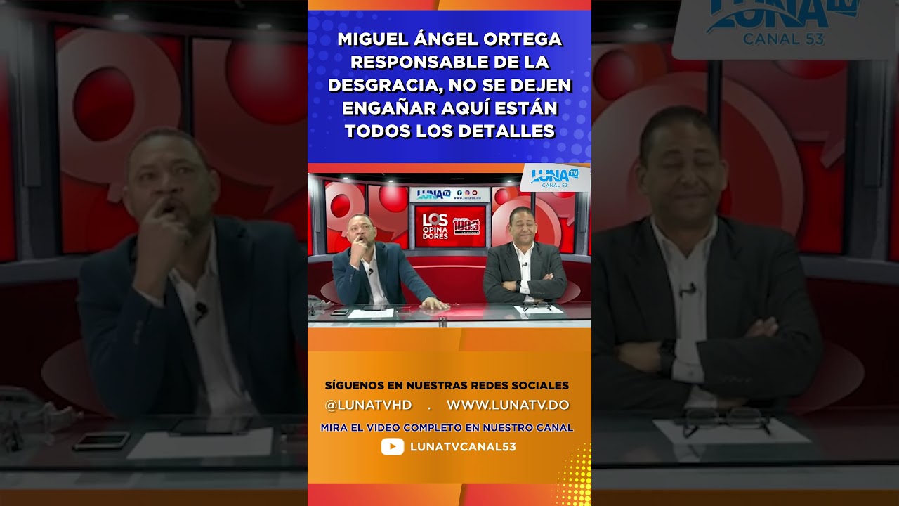 Miguel Ngel Ortega Responsable De La Desgracia No Se Dejen Enga Ar