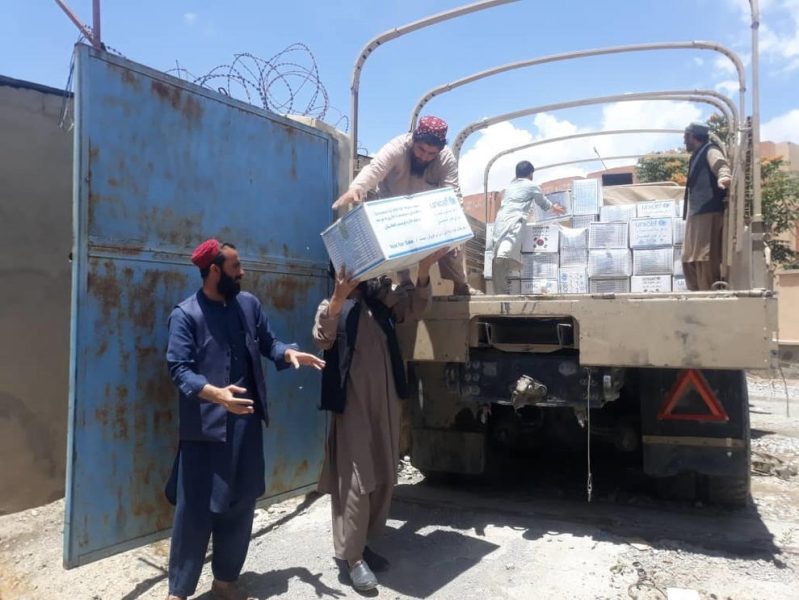 La ayuda se hace presente en territorio afgano. Foto: Segre