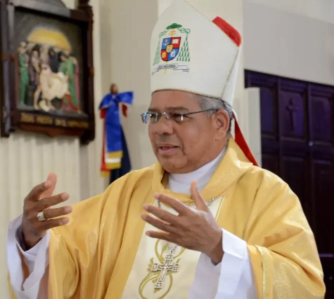 El arzobispo de Santo Domingo celebró este 2022 sus 25 años de ordenación episcopal. Foto: Hoy Digital