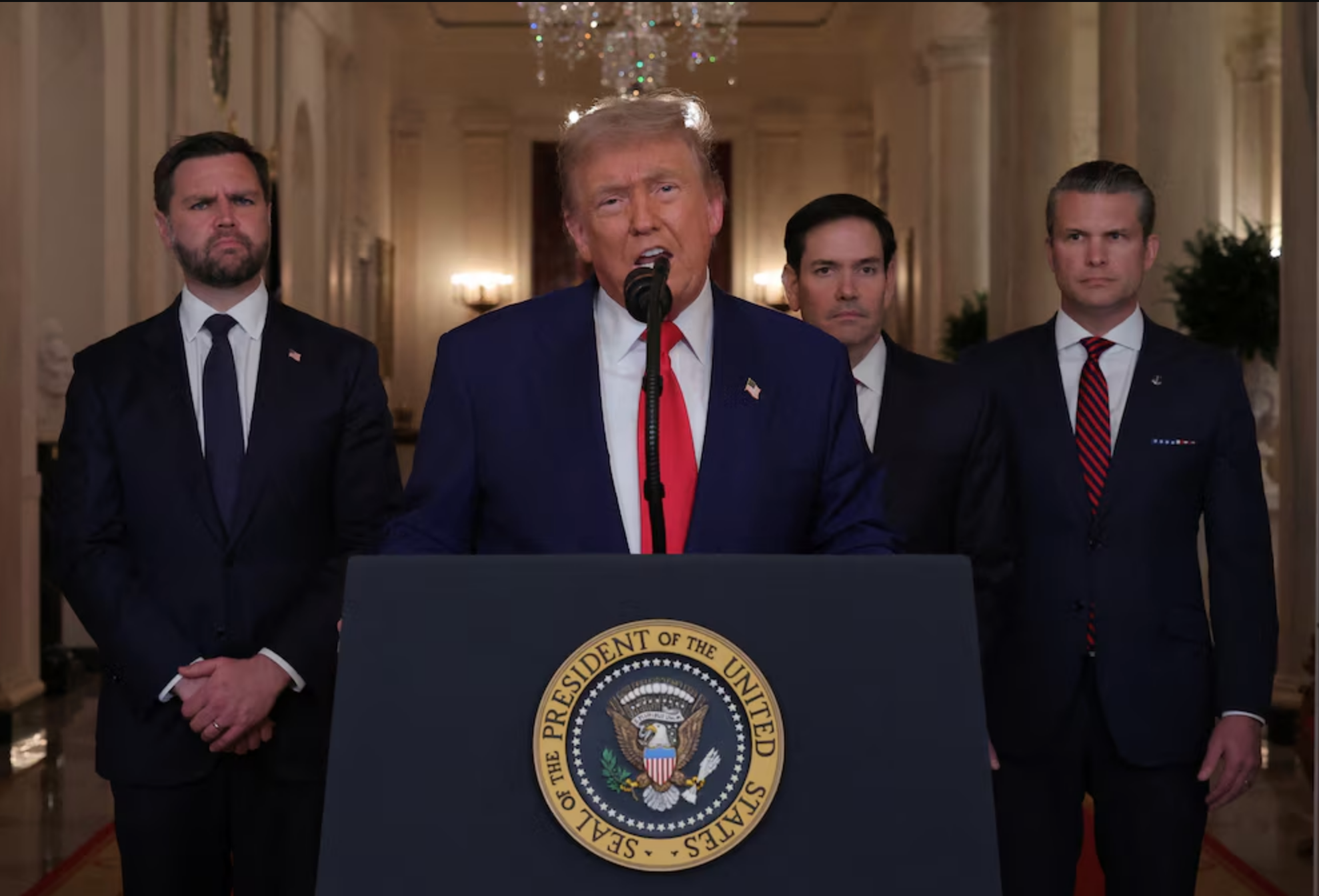Donald Trump declara “terminada” la guerra contra Irán y evita autorización del Congreso