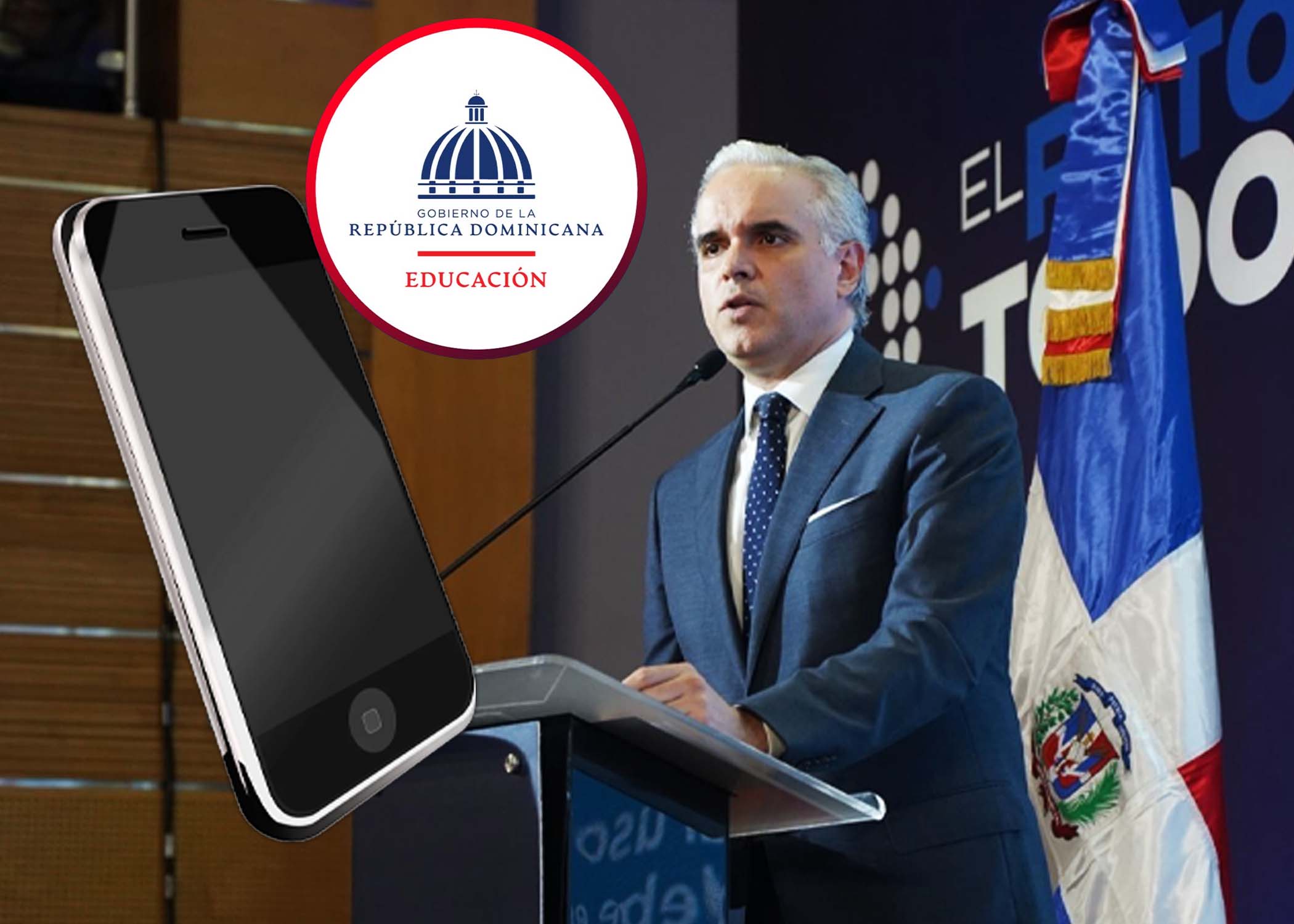 Luis Miguel De Camps instruye nueva política nacional sobre uso de celulares y convivencia digital en centros educativos