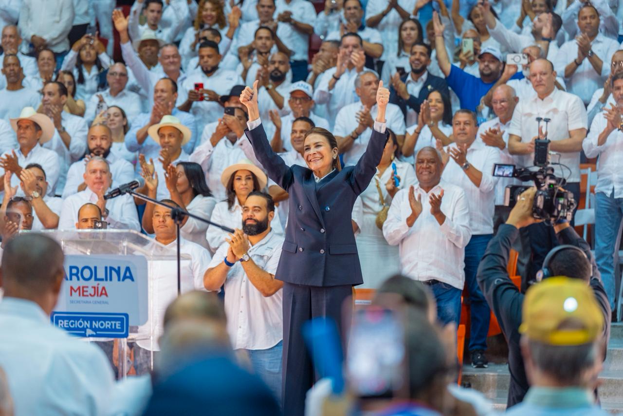 Carolina Mejía dice en Santiago  que está preparada para ser presidente de la República Dominicana