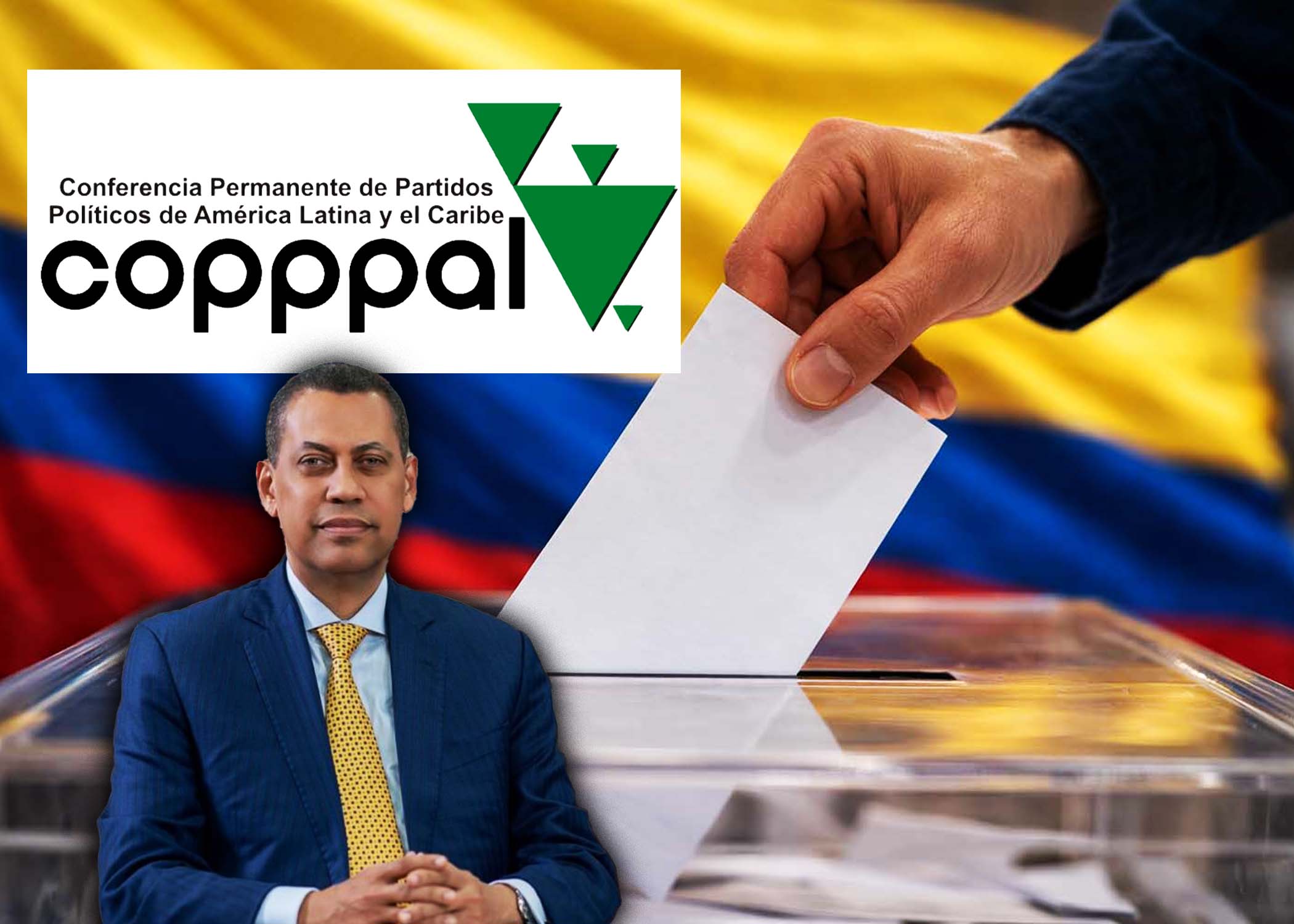 Guido Gómez encabeza misión de observadores electorales de la Copppal en Colombia