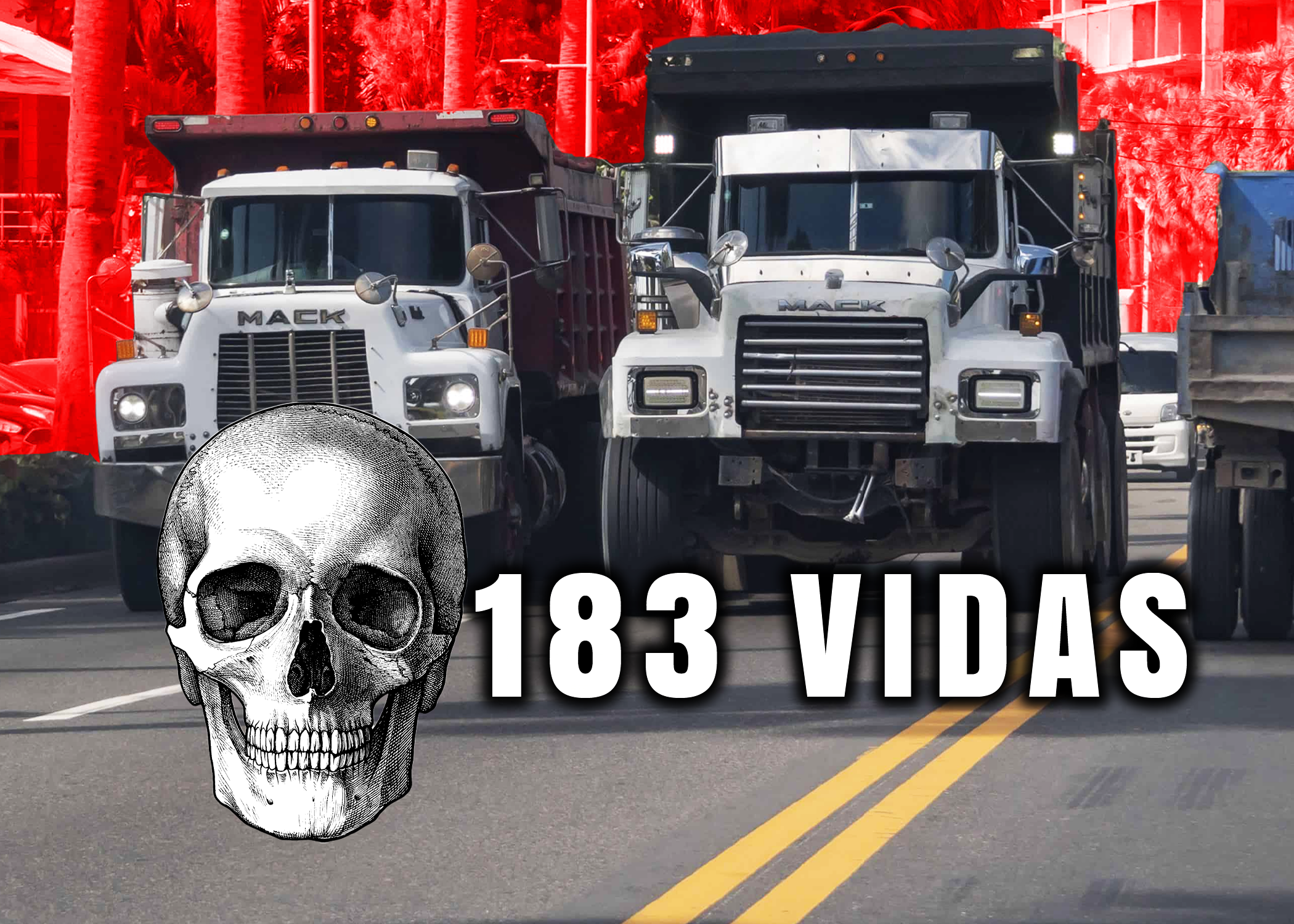 En lo que va de año  vehículos de carga han  cobrado 183 vidas en RD