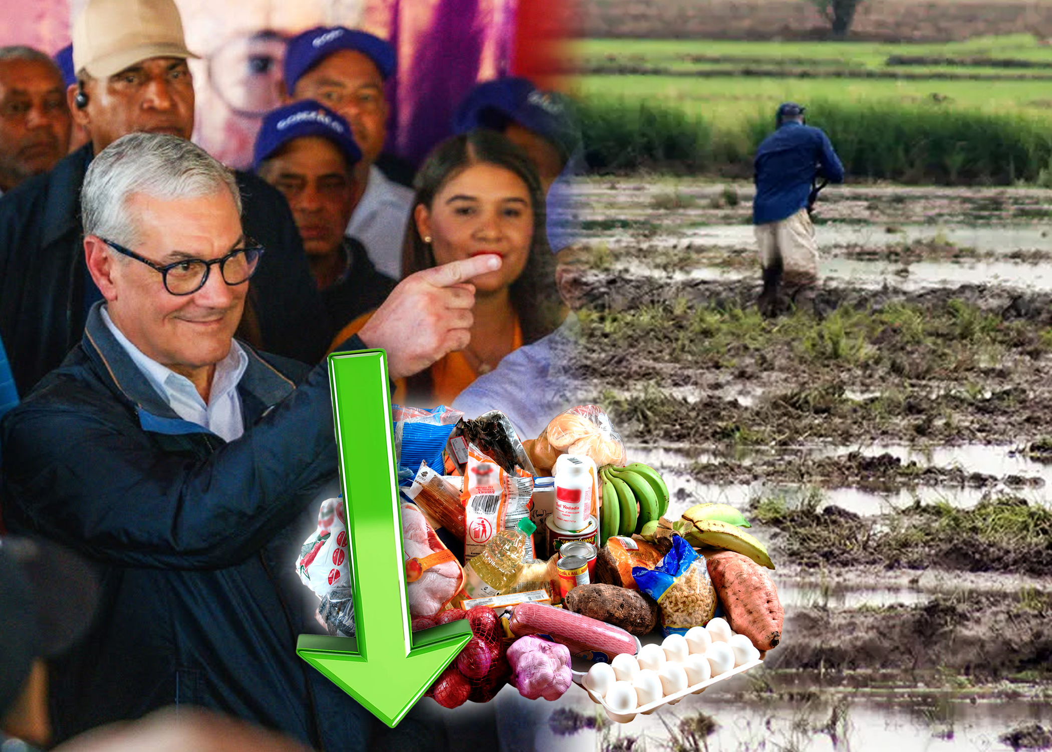 Gonzalo Castillo promete fortalecer el sector agropecuario para garantizar alimentos a bajo costo
