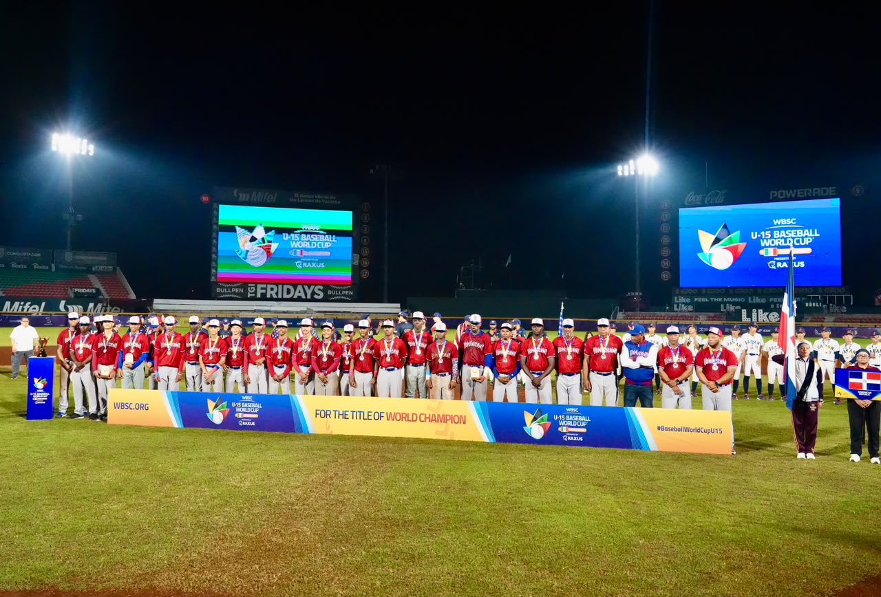 REPÚBLICA DOMINICANA CONQUISTA PLATA HISTÓRICA EN EL MUNDIAL U15; JAPÓN SE QUEDA CON EL BRONCE Y ESTADOS UNIDOS SE QUEDA CON EL ORO