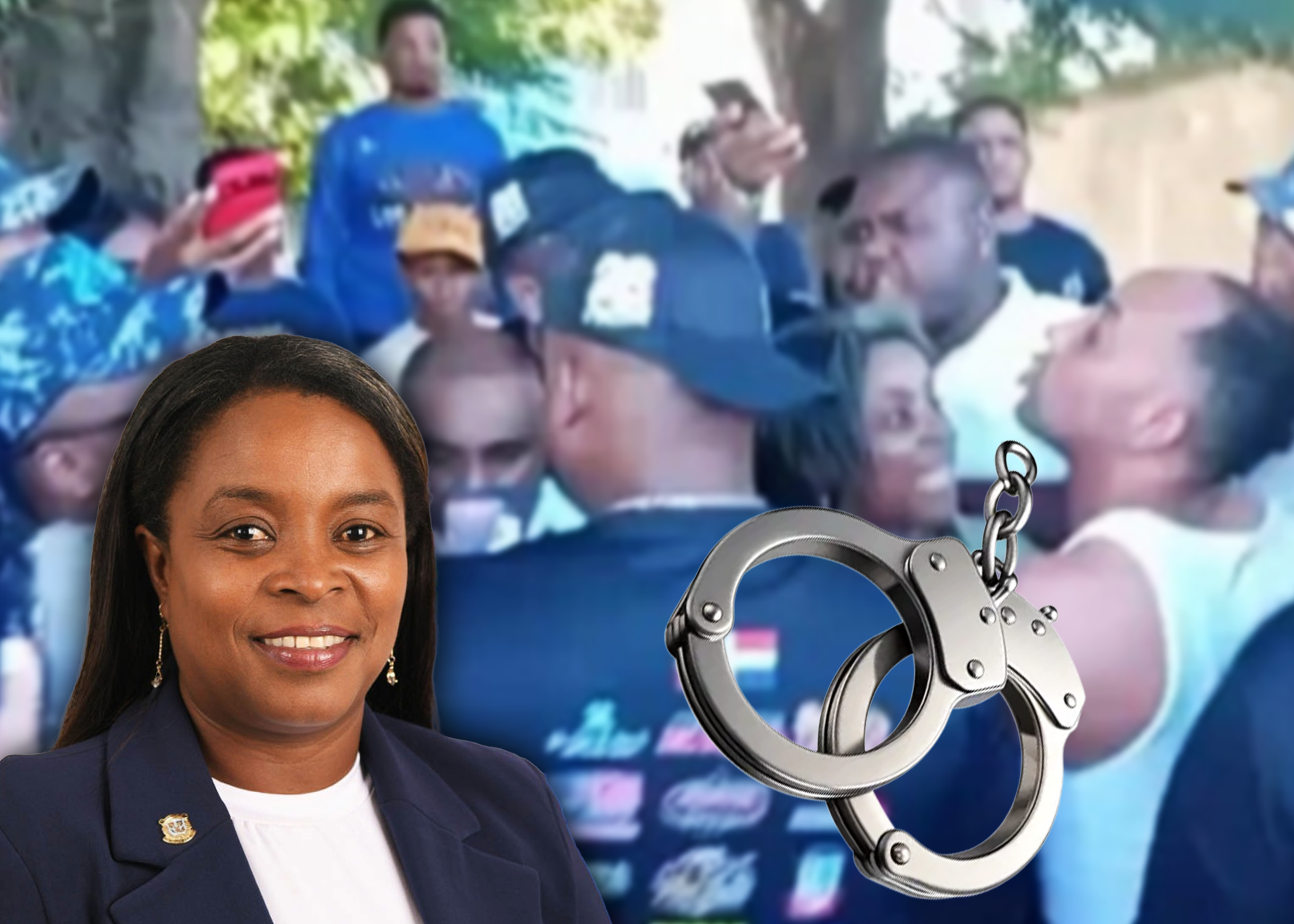 Diputada del PRM Esposada en Incidente con Policía en Elías Piña