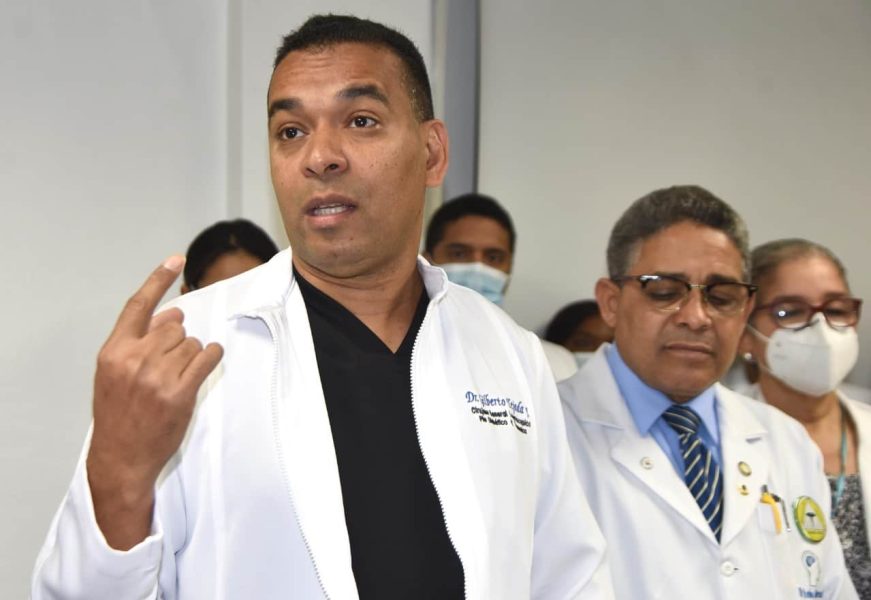El presidente del Colegio Médico Dominicano filial Santiago, Gilberto Tejada. Foto: Diario Libre